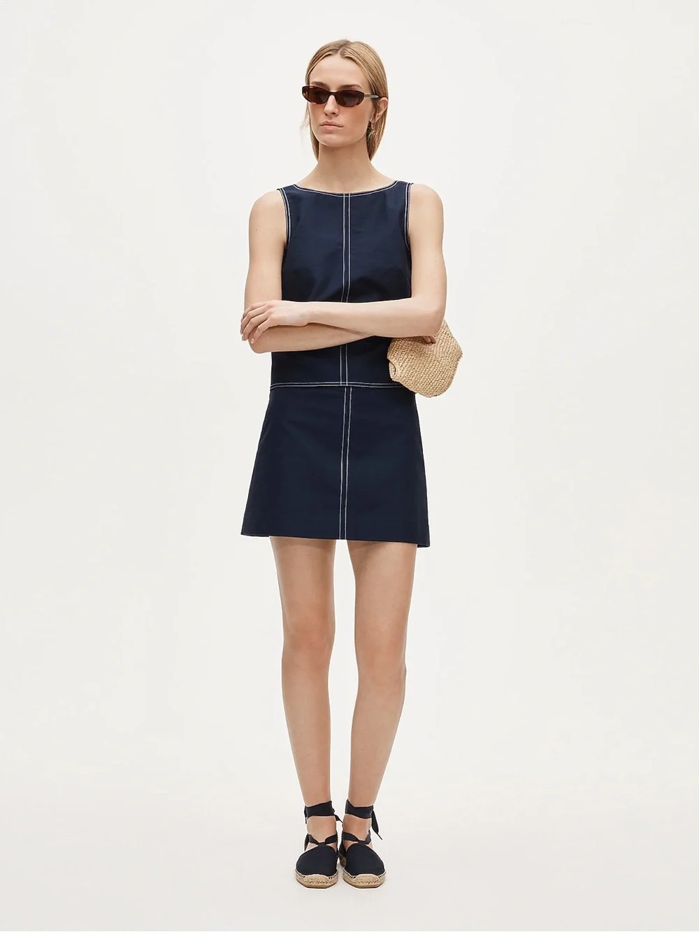 NEW J. Crew Fairfax mini skirt in double cotton poplin